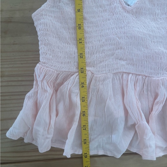 Elegant Pink Peplum Camisole - Picture 7 of 8